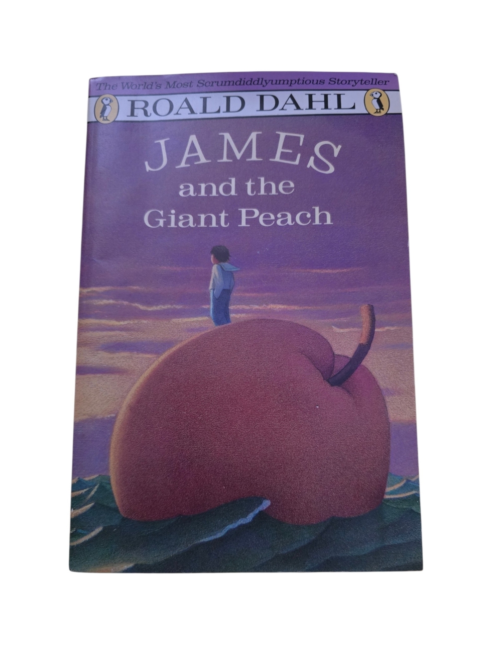 Roald Dahl James and the Giant Peach Paperback - Purple Cover